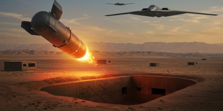 GBU-57 : La Bombe Qui Peut Changer Le Conflit Iran-Israël - Viral Mag La GBU 57 bombe anti bunker US peut détruire les sites nucléaires iraniens Découvrez son rôle stratégique dans le conflit Iran Israël   Viral Mag