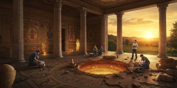 Gigantesque Villa Romaine Dévoilée à Auxerre - Viral Mag Découverte exceptionnelle dune villa gallo romaine à Auxerre mosaïques thermes et luxe antique Plongez dans ce trésor archéologique Viral Mag