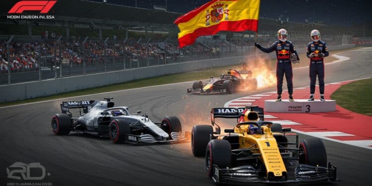 Retour sur le GP dEspagne  Hulkenberg relance Sauber Piastri domine Verstappen perd pied Tops et flops dune course riche en émotions   Viral Mag