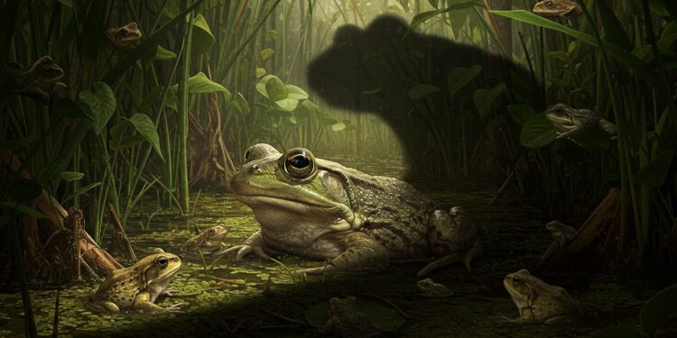 La grenouille taureau espèce invasive menace les écosystèmes français avec ses 24 000 œufs et son appétit vorace Découvrez son impact    Viral Mag