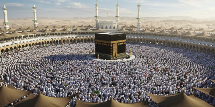 Plus dun million de musulmans débutent le hajj à La Mecque sous une chaleur intense Découvrez les défis et les mesures pour un pèlerinage sécurisé   Viral Mag