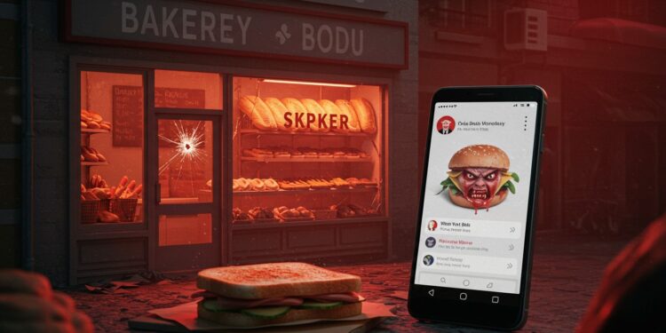 Harcèlement en Ligne : Quand un Sandwich Déclenche la Polémique - Viral Mag Un sandwich non halal à Saint Just en Chaussée provoque un tollé sur les réseaux sociaux entraînant le harcèlement dune commerçante Découvrez cette affaire Viral Mag