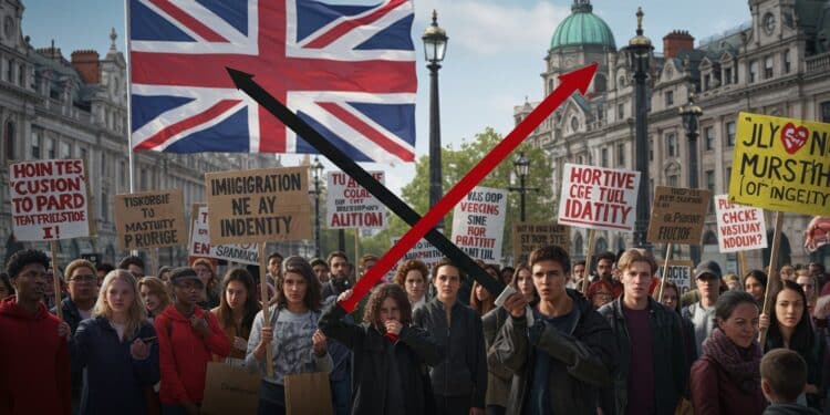 Immigration et Culture : Le Débat Britannique Décrypté - Viral Mag Le gouvernement britannique assimile linquiétude sur limmigration massive à une idéologie extrémiste Analyse dun débat brûlant sur culture et société   Viral Mag