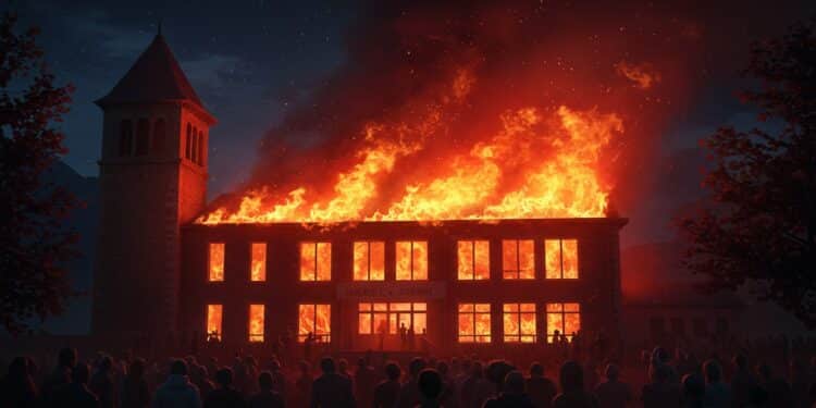 Un incendie criminel ravage une école à Annecy lors de la Fête de la Musique 2025 suscitant la colère des habitants Découvrez les détails et réactions   Viral Mag