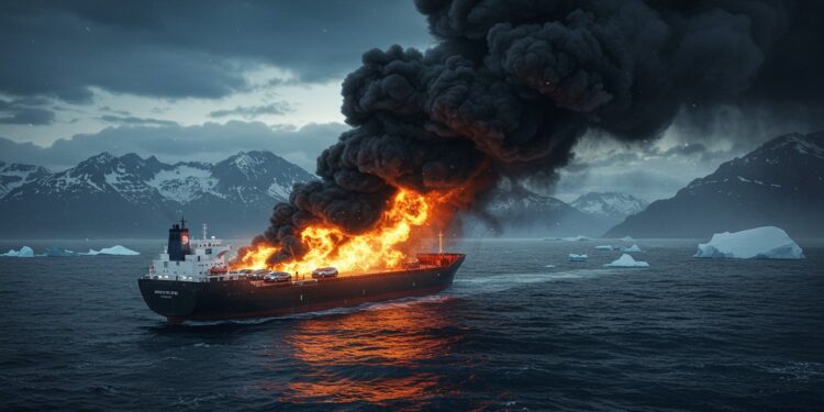 Incendie en Alaska : Cargo Électrique en Feu - Viral Mag Un cargo transportant des véhicules électriques brûle au large de lAlaska Les secours sorganisent mais les risques des batteries lithium ion inquiètent   Viral Mag