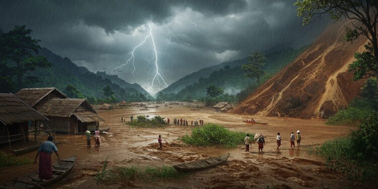 Inde : Drames et Défis des Pluies de Mousson - Viral Mag Au moins 30 morts en Inde à cause des pluies de mousson Inondations et glissements de terrain dévastent le Nord Est Découvrez limpact et les enjeux   Viral Mag