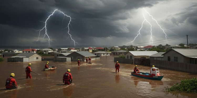 Inondations en Afrique du Sud : Un Bilan Tragique de 86 Morts - Viral Mag Inondations dévastatrices au Cap Oriental  86 morts des milliers de sinistrés Découvrez limpact du changement climatique et les efforts de secours   Viral Mag