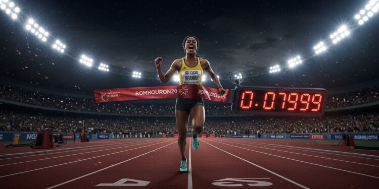 Jefferson-Wooden Brille : Record Mondial 100 m 2025 - Viral Mag Melissa Jefferson Wooden signe la meilleure performance mondiale 2025 sur 100 m en 1073 s entrant dans le top 10 des sprinteuses de tous les temps Viral Mag