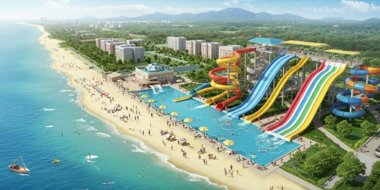 Kim Jong Un Inaugure un Complexe Aquatique en Corée du Nord - Viral Mag Kim Jong Un dévoile un complexe aquatique à Wonsan Kalma un projet touristique majeur Découvrez les détails de cette inauguration et son impact Viral Mag