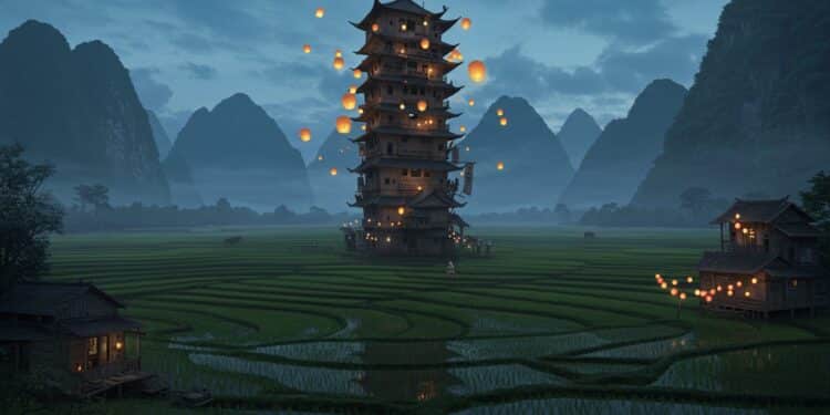 La Tour Insolite Qui Défie la Démolition en Chine - Viral Mag Dans un village dévasté Chen Tianming construit une tour excentrique pour résister à la démolition Découvrez cette histoire de passion et de défi en Chine    Viral Mag