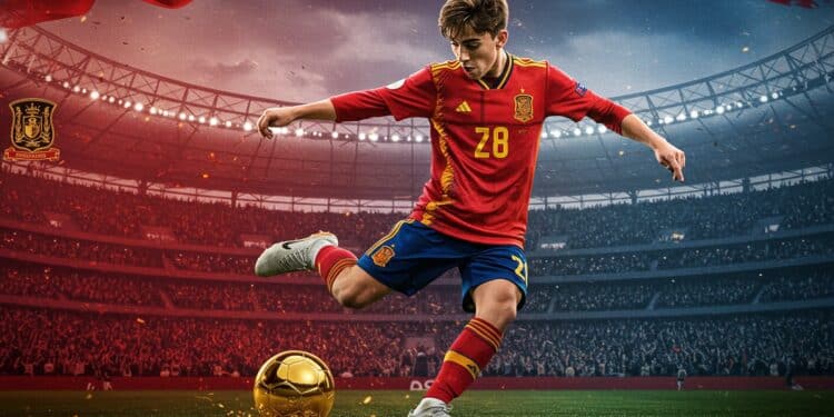 Lamine Yamal : Futur Roi du Ballon d’Or ? - Viral Mag Lamine Yamal prodige de 17 ans éblouit en Ligue des Nations Mérite t il le Ballon dOr face à Dembélé  Découvrez son ascension fulgurante    Viral Mag