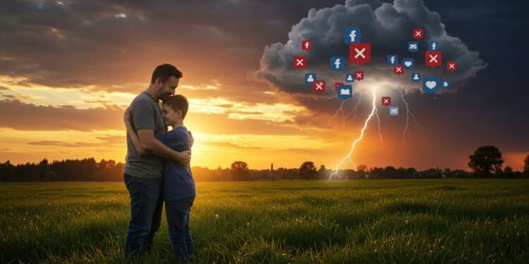 Pierre star de LAmour est dans le pré protège son fils Gabriel des insultes en ligne Découvrez son combat pour lamour et la bienveillance   Viral Mag