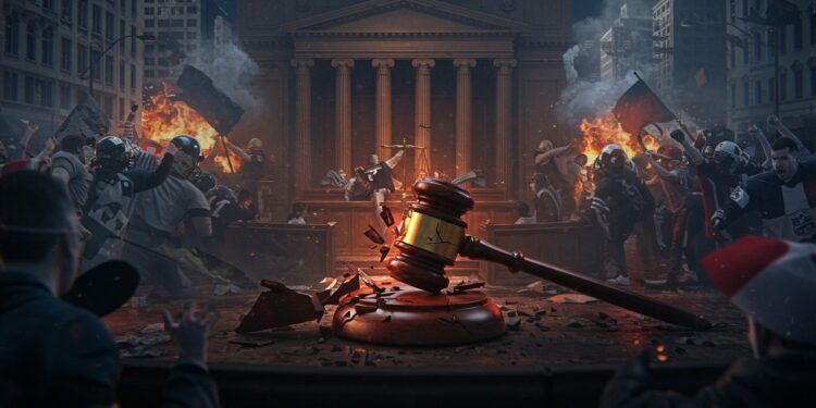 L’Aversion pour la Sanction Gangrène-t-elle la Justice ? - Viral Mag Pourquoi la justice peine t elle à sanctionner fermement  Analyse des violences post match et des failles judiciaires actuelles   Viral Mag