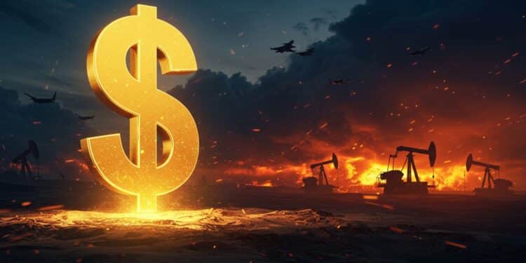 Le Dollar Bondit Après les Tensions en Iran - Viral Mag Le dollar grimpe face aux tensions au Moyen Orient après des frappes américaines en Iran Découvrez les impacts sur les devises et léconomie mondiale Viral Mag