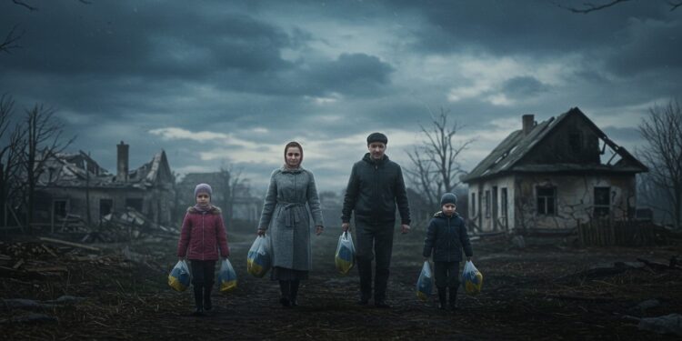 Familles ukrainiennes fuient lest sous menace russe Un choix déchirant pour protéger leurs enfants Découvrez leurs histoires   Viral Mag
