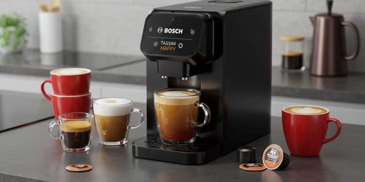 Machine à Café Bosch Tassimo à Moins de 30 Euros : Une Affaire à Saisir - Viral Mag Découvrez la cafetière Bosch Tassimo Happy à seulement 2999 €  Compacte polyvalente et éco responsable elle transforme vos pauses café Profitez en vite    Viral Mag