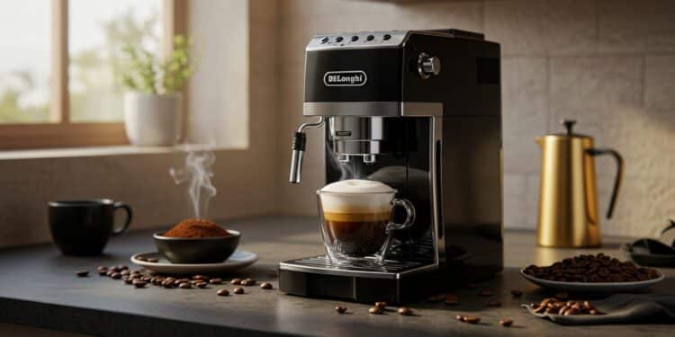 Découvrez la machine à café DeLonghi ECAM 22140B à 29898€ idéale pour un expresso parfait Compacte intuitive et performante elle séduit tous les amateurs de café    Viral Mag