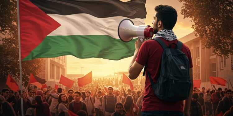 Mahmoud Khalil : Voix Inébranlable pour la Palestine - Viral Mag Mahmoud Khalil militant propalestinien défie ladministration Trump après 104 jours de détention Découvrez son combat pour la justice et les droits palestiniens Viral Mag