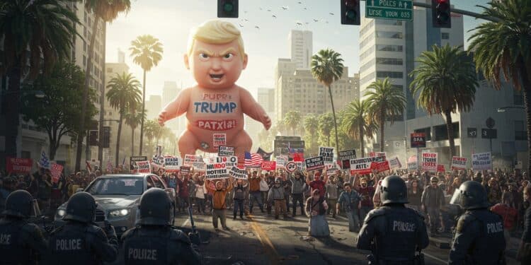 Manifestation Anti-Trump à L.A. : Tensions et Chaos - Viral Mag À Los Angeles une manifestation anti Trump tourne à laffrontement avec la police lors de la journée No Kings Découvrez les détails dune journée sous haute tension   Viral Mag