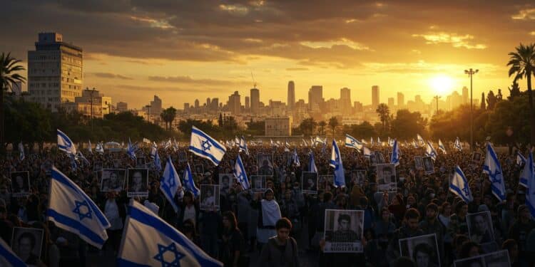 Des milliers dIsraéliens réclament la libération des otages à Gaza lors dune manifestation à Tel Aviv Découvrez les enjeux et espoirs dune trêve   Viral Mag