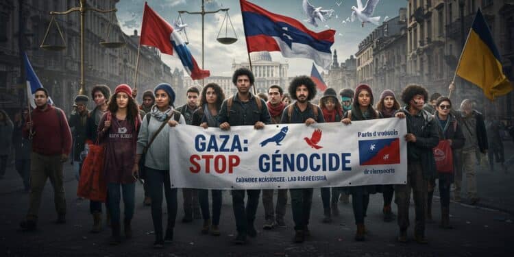 Marche Paris-Bruxelles : Un Cri pour Gaza - Viral Mag Une marche citoyenne de Paris à Bruxelles exige des sanctions contre Israël pour Gaza Découvrez ce mouvement pour la justice et le droit international   Viral Mag