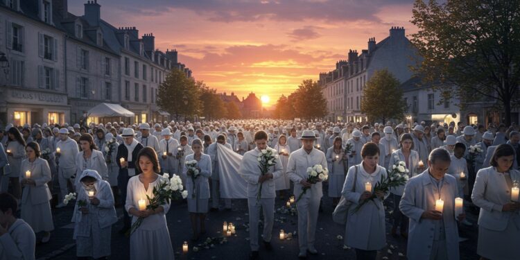 Marches Blanches pour Hichem Miraoui : Un Hommage Émouvant - Viral Mag Deux marches blanches à Puget sur Argens et Marseille rendent hommage à Hichem Miraoui victime dun crime raciste dans le Var Découvrez cet élan de solidarité   Viral Mag