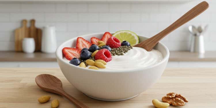 Découvrez le yaourt grec Friendly Farms dAldi idéal pour la santé intestinale Riche en probiotiques sans sucres ajoutés découvrez ses bienfaits    Viral Mag