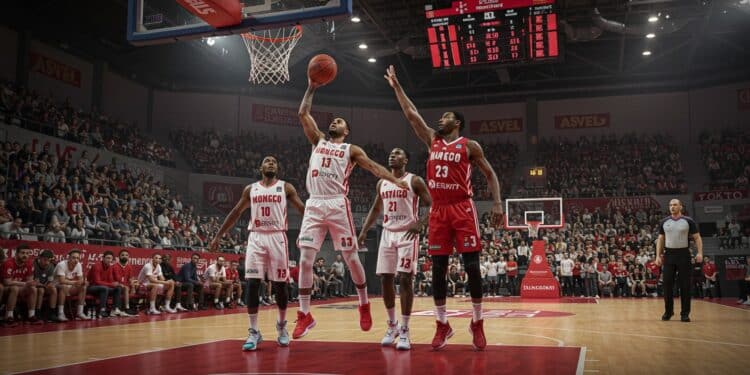 Monaco Égalise Face à l’ASVEL en Demi-Finale Élite - Viral Mag Monaco réagit avec force et bat lASVEL 94 77 en demi finale de Betclic Élite reprenant lavantage du terrain Analyse et moments forts   Viral Mag