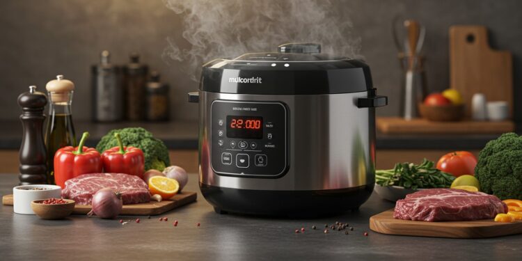 Multicuiseur 5-en-1 : Cuisine Facile à Prix Cassé - Viral Mag Découvrez le multicuiseur 5 en 1 Cuisinart à 4790 € en promo à  73   Grillez mijotez cuisez à la vapeur avec un seul appareil Cuisine facile et économique   Viral Mag
