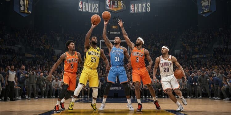 Indiana Pacers contre Oklahoma City Thunder en finale NBA 2025  un duel inattendu entre deux franchises audacieuses Découvrez les clés du match    Viral Mag