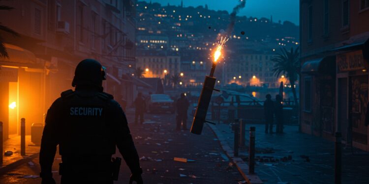 Un agent de sécurité blessé par un tir de mortier à Nice Découvrez les tensions dans les quartiers sensibles et les mesures prises pour rétablir le calme   Viral Mag