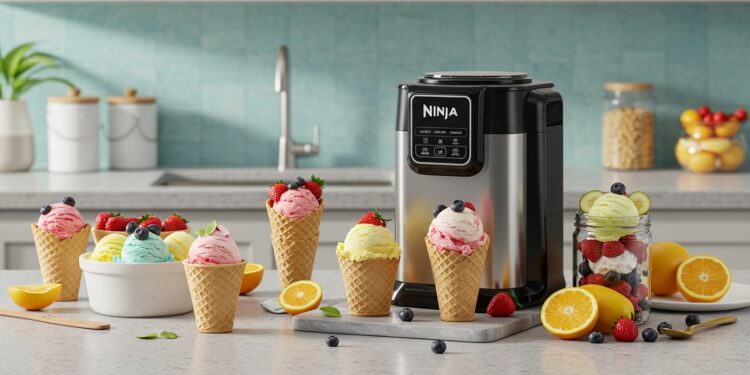 Découvrez la Ninja CREAMi sorbetière star pour des desserts glacés maison En promo à  22 sur Amazon elle révolutionne vos étés    Viral Mag