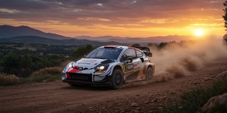 Ogier Domine le Rallye de Sardaigne 2025 - Viral Mag Sébastien Ogier mène le Rallye de Sardaigne 2025 après une première journée intense suivi de près par Fourmaux et Tänak Découvrez les moments clés    Viral Mag