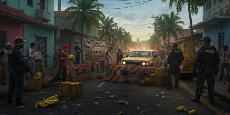 Panama : Grève Bananière, Arrestation et Tensions - Viral Mag Arrestation dun leader syndical au Panama après une grève bananière Tensions pertes économiques et impacts sociaux secouent la région Découvrez les détails   Viral Mag