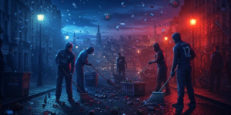 Paris Après la Fête : Les Éboueurs en Action - Viral Mag Après la victoire du PSG en Ligue des champions découvrez le travail des éboueurs parisiens pour nettoyer la ville Un défi colossal    Viral Mag