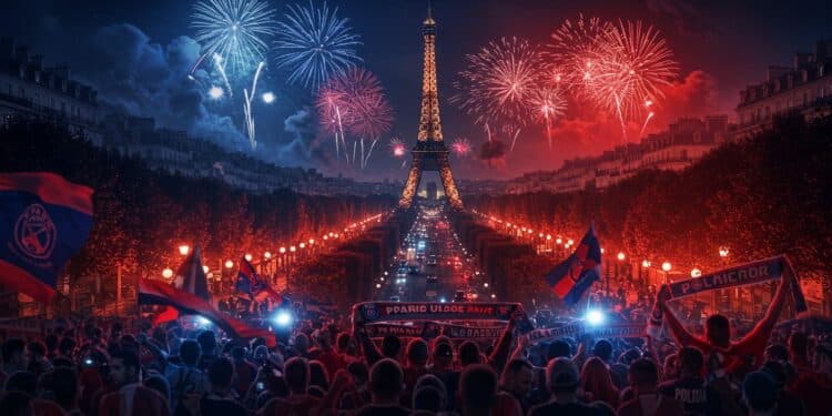 Après la victoire du PSG en Ligue des champions Paris sembrase entre joie et débordements Découvrez le récit dune nuit agitée dans la capitale   Viral Mag