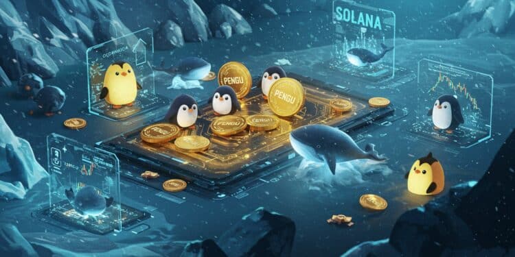 PENGU en Hausse : Pourquoi les NFT Pudgy Penguins Explosent ? - Viral Mag PENGU bondit de 52 grâce aux ventes NFT et aux achats massifs Découvrez les raisons de cette envolée et les perspectives pour 2025 Viral Mag