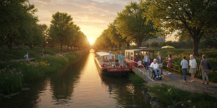 La péniche Cap Vert dédiée aux personnes handicapées reprend vie grâce à la solidarité Découvrez son histoire et son impact en Loire Atlantique   Viral Mag