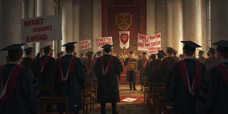 Polémique à Polytechnique : Cérémonie Perturbée par des Étudiants - Viral Mag Une cérémonie de remise des diplômes à Polytechnique tourne à la controverse après linterruption détudiants revendiquant leur liberté dexpression   Viral Mag