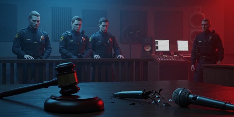 Procès de Policiers en France : Une Affaire Choc - Viral Mag Quatre policiers jugés pour violences sur un producteur noir à Paris Découvrez les détails de cette affaire qui secoue la France et ses enjeux Viral Mag