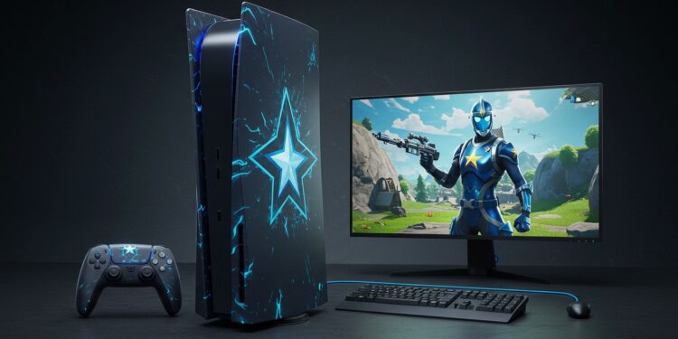 La PS5 Slim Fortnite Cobalt Star est à 449 € au lieu de 549 €  Découvrez ses atouts  SSD 1 To 4K HDR DualSense Offre à ne pas manquer avant le 11 juin   Viral Mag