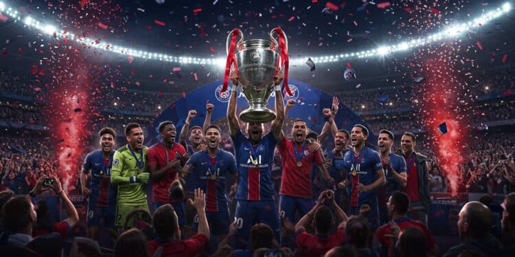 PSG Champion d’Europe : Un Sacre Historique - Viral Mag Le PSG remporte enfin la Ligue des champions Découvrez lépopée historique du club parisien marquée par des rebondissements et une victoire mémorable Viral Mag