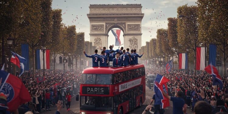 PSG Champion d’Europe : Une Fête Historique à Paris - Viral Mag Le PSG remporte la Ligue des champions  Découvrez comment Paris célèbre cette victoire historique avec une parade grandiose et une émission spéciale   Viral Mag
