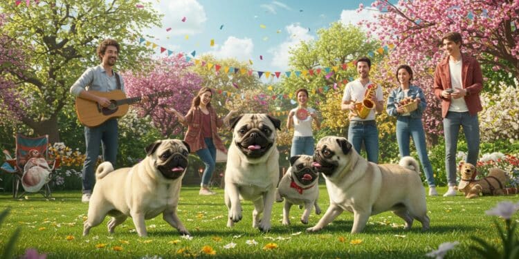 Pug Day : Une Journée Unique Pour Célébrer Les Carlins - Viral Mag Un rassemblement inédit de carlins le Pug Day aura lieu le 8 mai près de Paris Découvrez cet événement festif et solidaire dédié à ces chiens adorables    Viral Mag