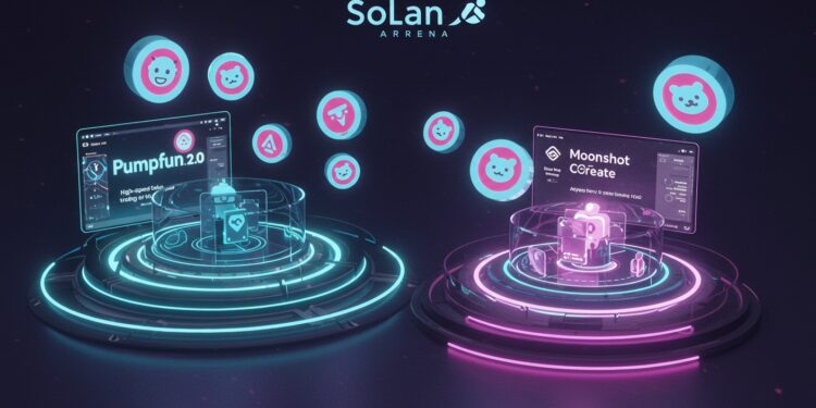 Pumpfun 20 et Moonshot Create saffrontent sur Solana avec des UX optimisées Découvrez leurs forces faiblesses et lavenir des memecoins en 2025   Viral Mag