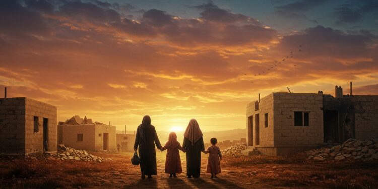 Retour des Syriens : Une Baisse des Déplacés - Viral Mag Le retour des Syriens chez eux fait baisser le nombre de déplacés forcés à 1221 millions Découvrez les enjeux et espoirs de cette évolution mondiale   Viral Mag