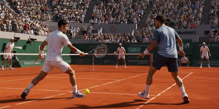 Roland-Garros 2025 : Alcaraz Triomphe, Sinner Ébranlé - Viral Mag Carlos Alcaraz remporte une finale épique à Roland Garros 2025 face à Jannik Sinner Retour sur un match légendaire et les émotions dun duel historique   Viral Mag