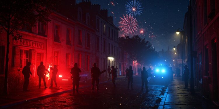Saintes : Tensions et Feux d’Artifice à Bellevue - Viral Mag À Saintes le quartier de Bellevue senflamme avec des tirs de mortiers sur la police et des feux dartifice illégaux Que se passe t il Viral Mag