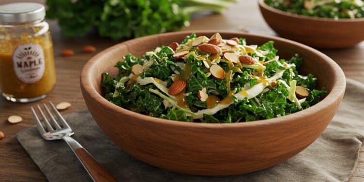 Salade de Kale : Recette Facile et Nutritive - Viral Mag Découvrez une recette de salade de kale et chou inspirée des fast foods avec une vinaigrette sucrée acidulée Facile saine et savoureuse Viral Mag