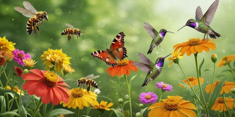 Sauvons les Pollinisateurs : Héros Méconnus de Notre Alimentation - Viral Mag Les pollinisateurs assurent la diversité alimentaire mais ils déclinent Découvrez leur rôle et comment les aider à prospérer dans votre jardin et au delà   Viral Mag